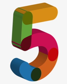 3D 5 Five Number Number 5 In 3D Png Free Transparent Clipart Images And Photos Finder