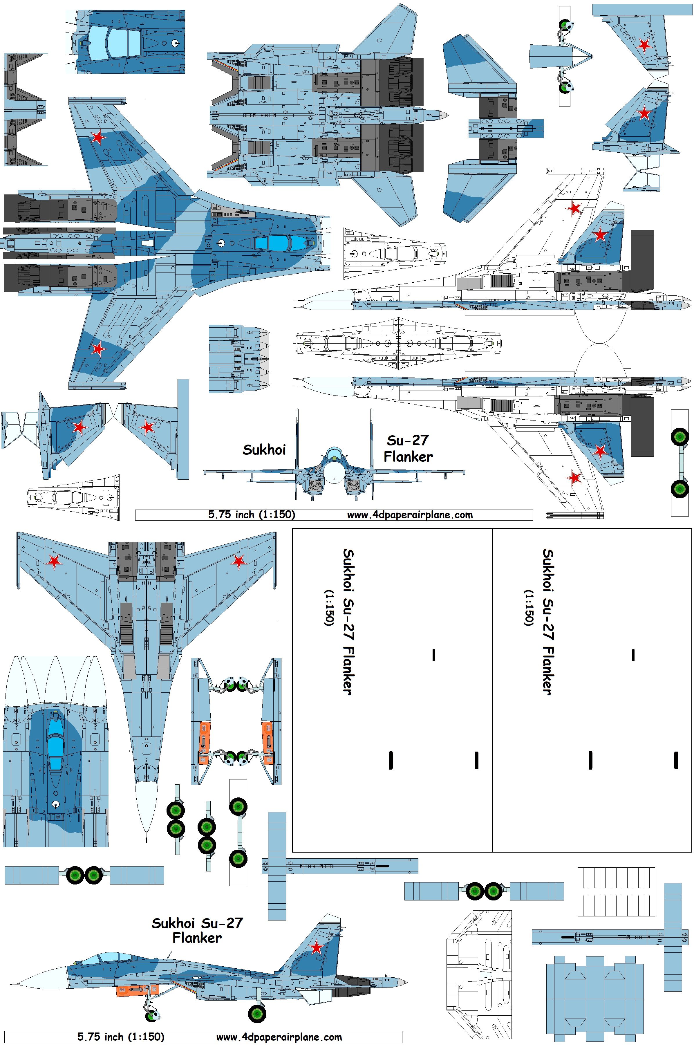 3D Paper Airplane Templates 3D Paper Airplane Templates