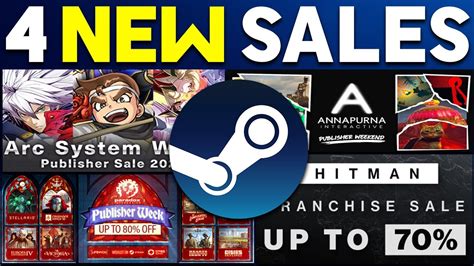 4 New Steam Sales Right Now Tons Of Great Steam Game Deals Youtube 4 New Steam Sales Right Now Tons Of Great Steam Game Deals Youtube