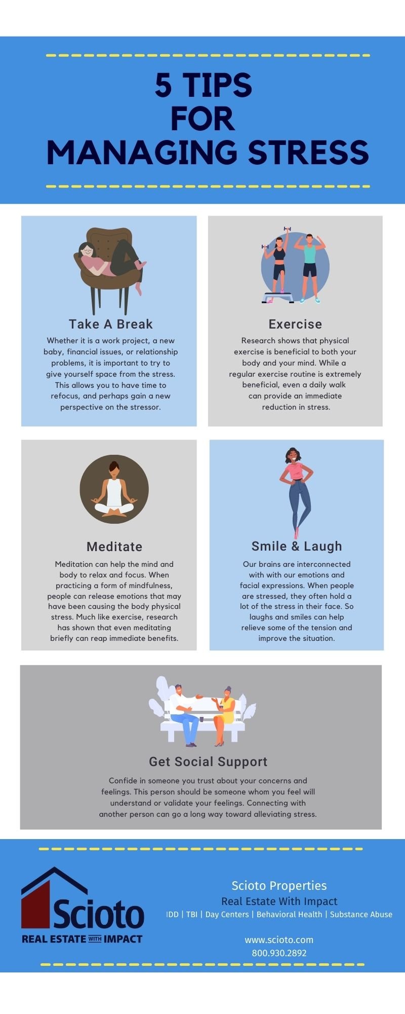 5 Tips For Managing Stress 5 Tips For Managing Stress