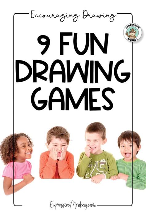9 Fun Drawing Games For Kids Expressive Monkey 9 Fun Drawing Games For Kids Expressive Monkey