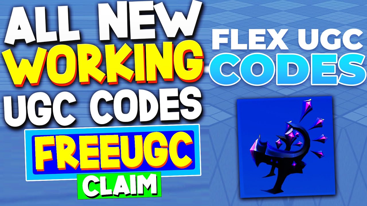 All Free Ugc Codes For Flex Ugc Codes Roblox Youtube All Free Ugc Codes For Flex Ugc Codes Roblox Youtube