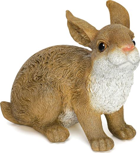 Amazon Com Large Resin Bunny Statue Cute Rabbit Garden Statue 8 3 Amazon Com Large Resin Bunny Statue Cute Rabbit Garden Statue 8 3