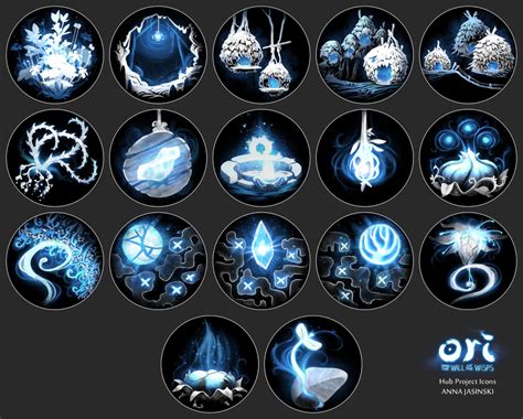 Artstation Ori And The Will Of The Wisps Icons Anna Jasinski Artstation Ori And The Will Of The Wisps Icons Anna Jasinski