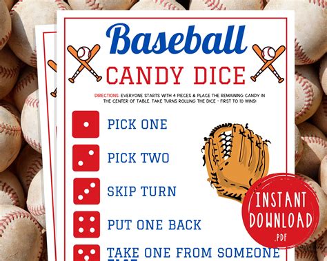5 Ways Baseball Dice Game