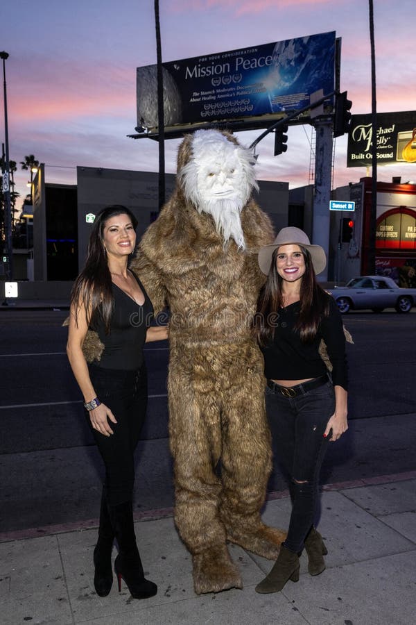 Bigfoot Aka Staunch Actress Ana Lawson Attend Billboard Unveiling Party Stock Editorial Photo