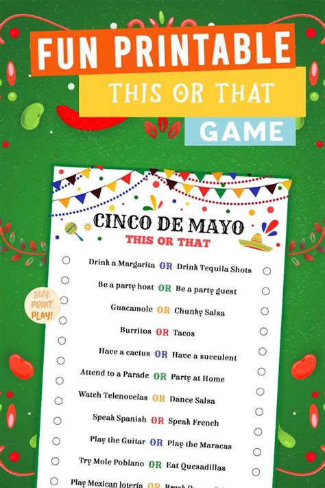 Cinco De Mayo Party Games