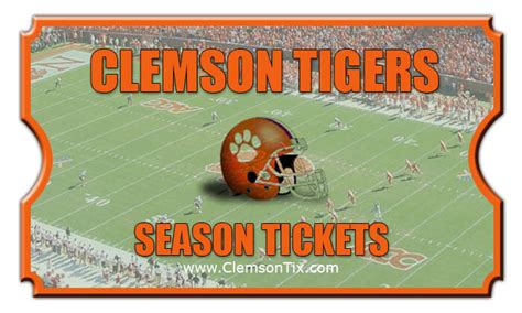 Clemson Game Tickets