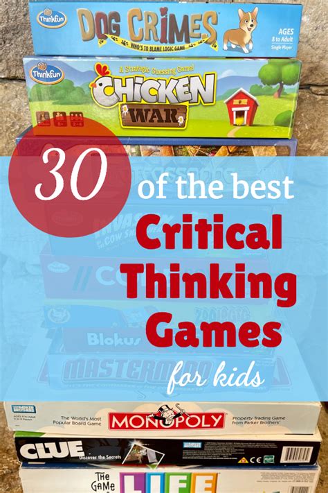 5 Critical Thinking Games