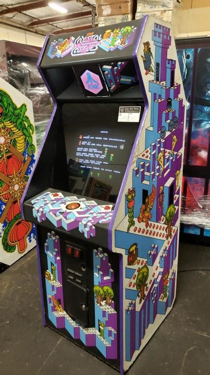 Crystal Castles Classic Upright Arcade Game Atari Crystal Castles Classic Upright Arcade Game Atari