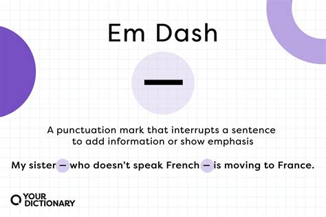 Dash Dash Symbol Usage