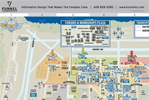 Detail Of Event Map For Eaa Airventure Created By Funnel Incorporated Detail Of Event Map For Eaa Airventure Created By Funnel Incorporated