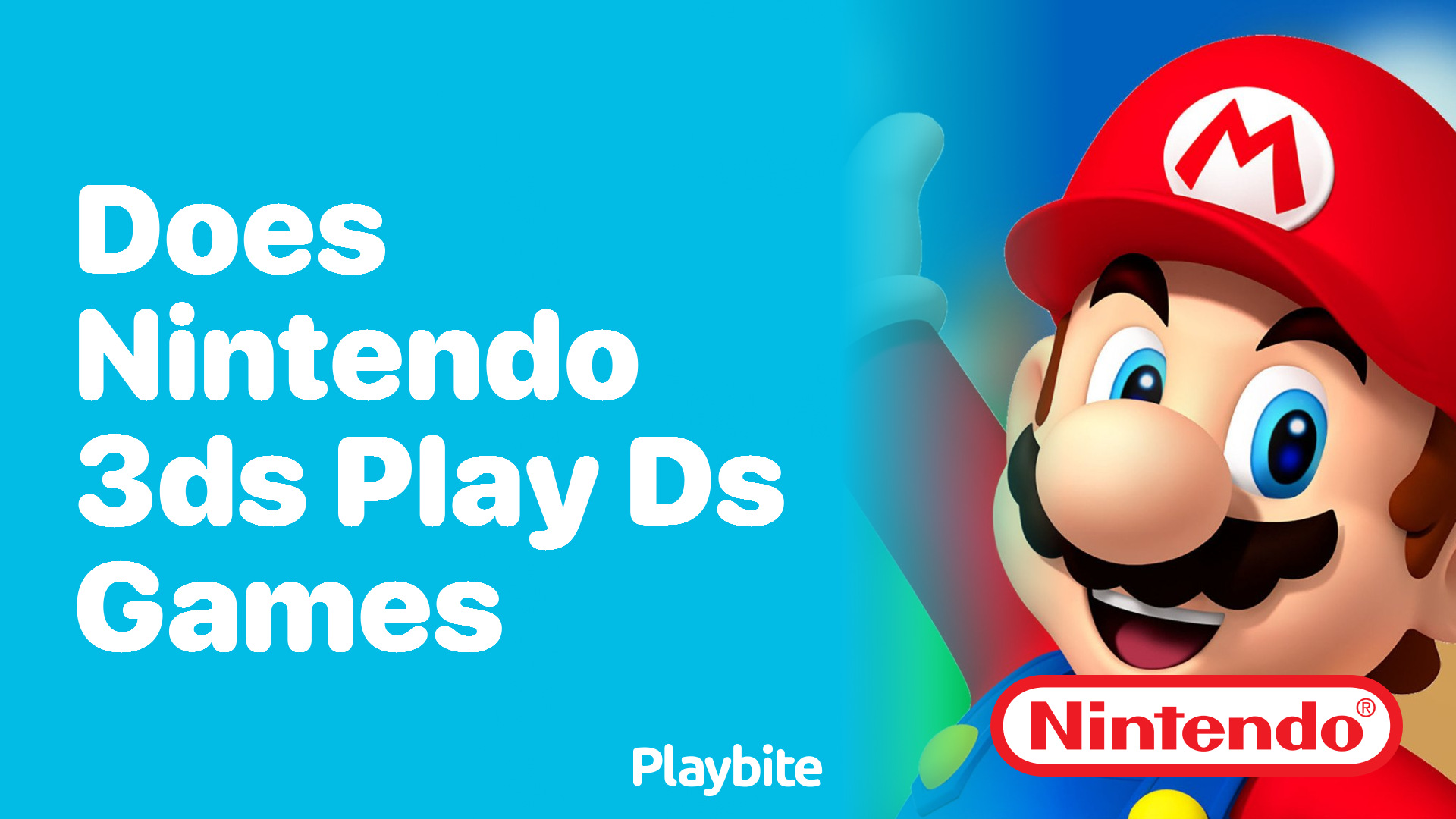 3DS Plays DS Games