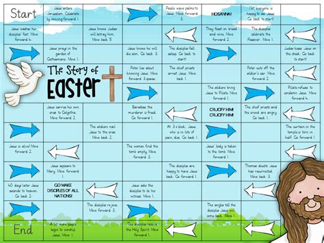 Easter Story Board Game Teaching Resources Easter Story Board Game Teaching Resources