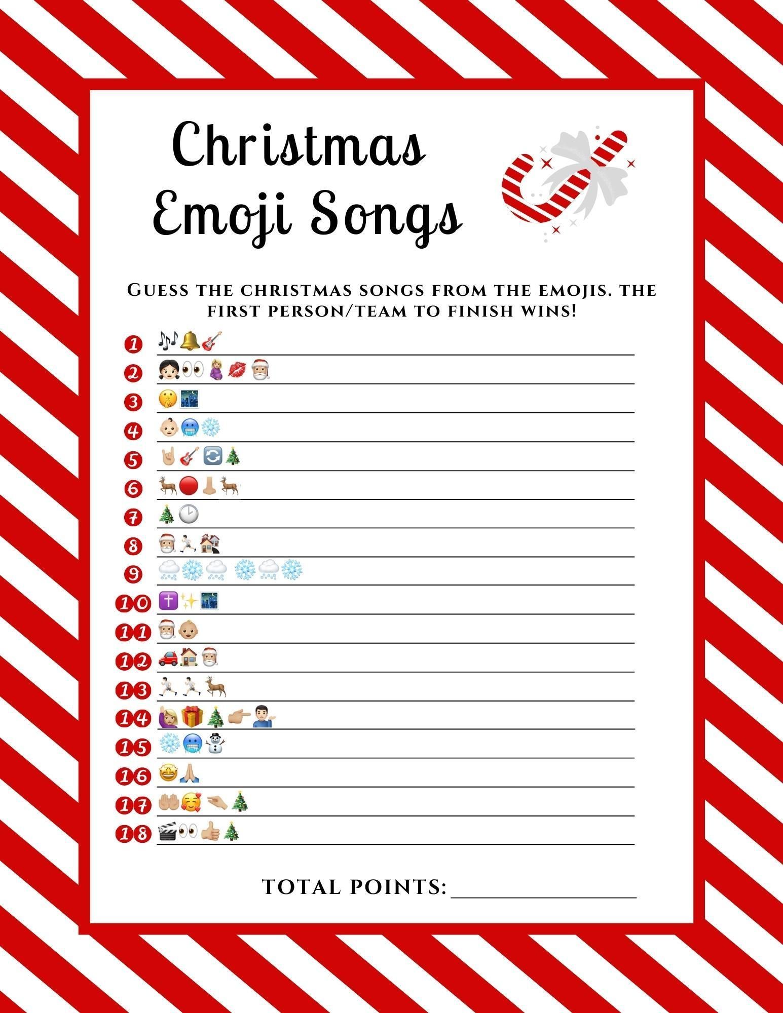 Emoji Christmas Game Fun