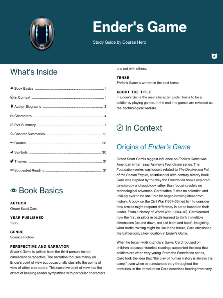 Ender's Game PDF Download Ender's Game PDF Download