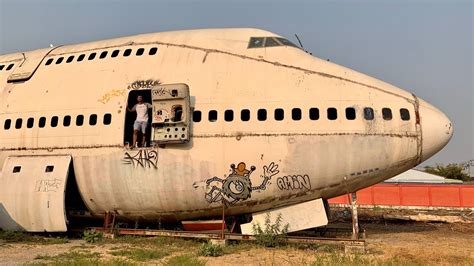 Exploring The Airplane Graveyard In Bangkok Boeing 747 And Md 80 Exploring The Airplane Graveyard In Bangkok Boeing 747 And Md 80