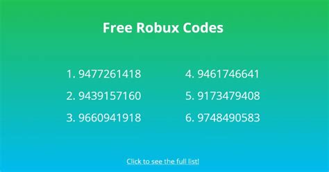 Free Robux Generator Codes