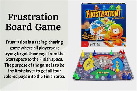 Frustration Board Game Instructions Frustration Board Game Instructions
