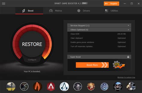 Gamebooster Performance Boost Gamebooster Performance Boost