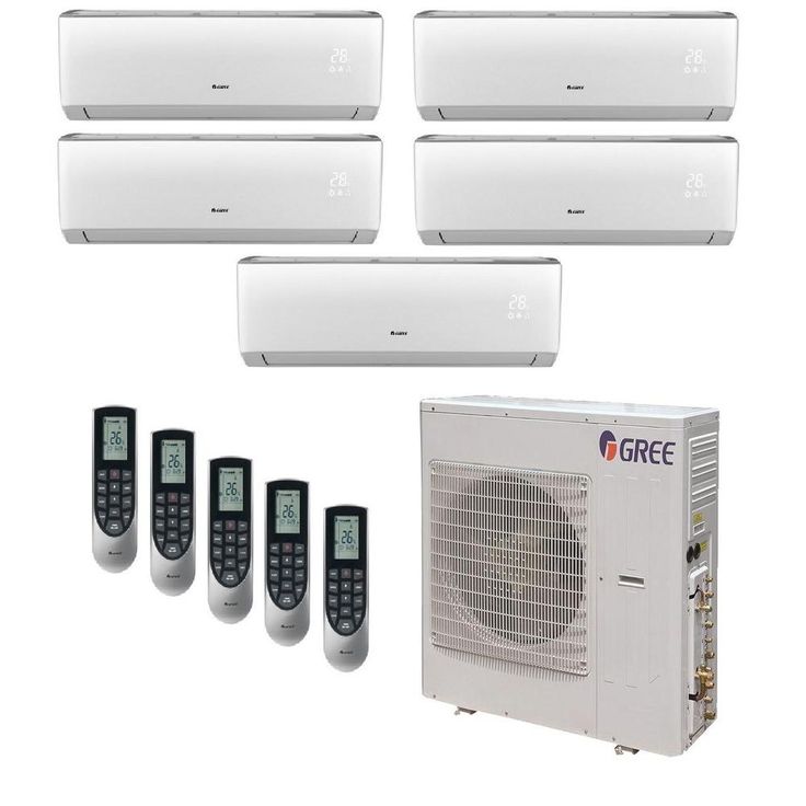 Gree Multi 21 Zone 29000 Btu Ductless Mini Split Air Conditioner With Gree Multi 21 Zone 29000 Btu Ductless Mini Split Air Conditioner With