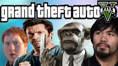 Gta V Funny Heists Moments Manny Pacquiao Autism Prime And Jacobs