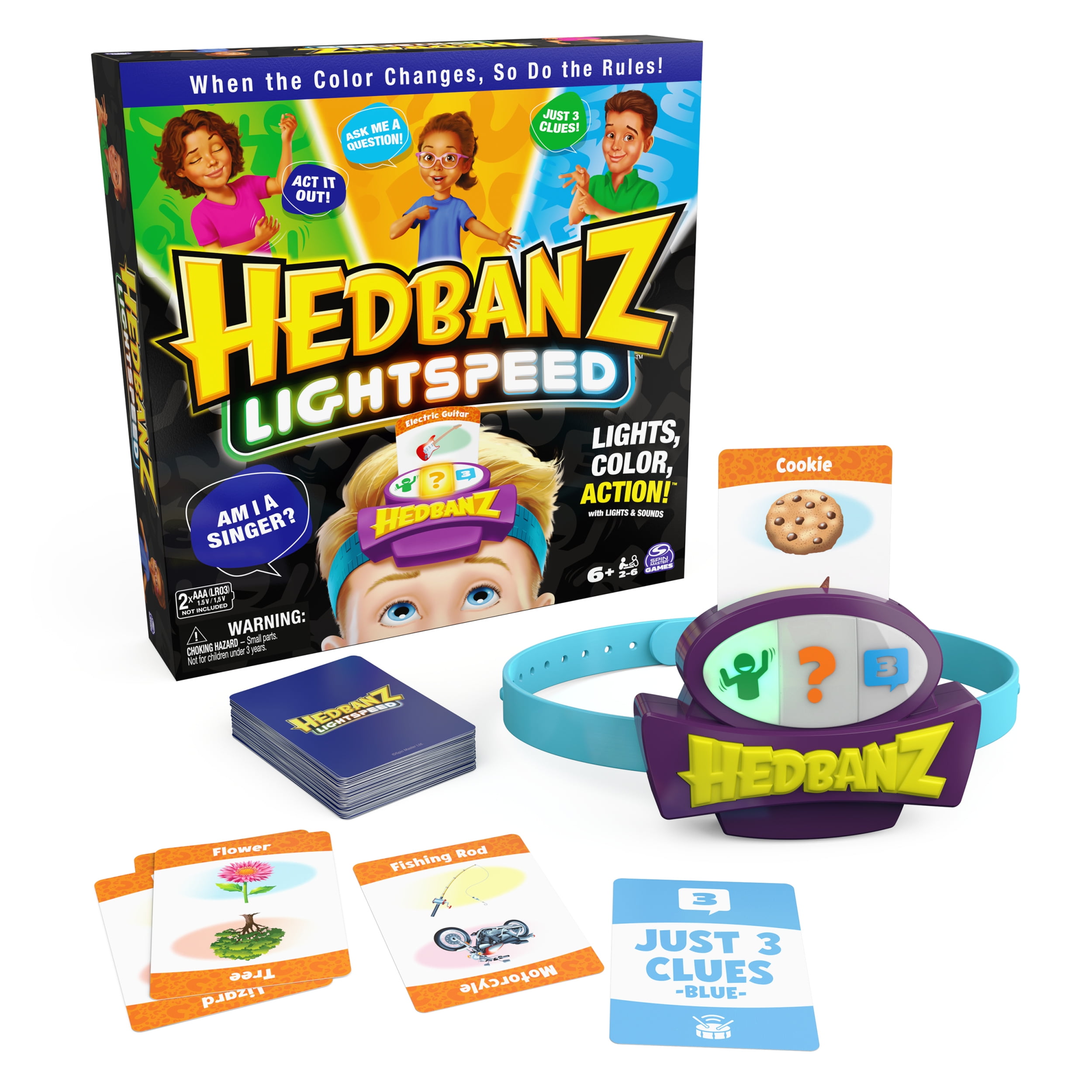 Hedbanz Lightspeed Fun Board Game For Teens And Kids Ages 6 And Up Hedbanz Lightspeed Fun Board Game For Teens And Kids Ages 6 And Up