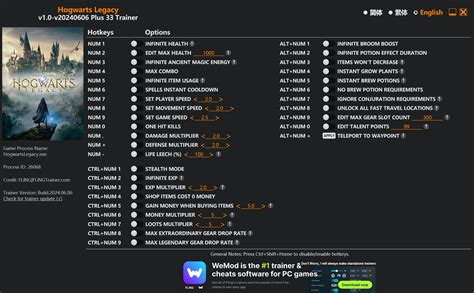 Hogwarts Legacy Cheats Trainers For Pc Wemod Hogwarts Legacy Cheats Trainers For Pc Wemod