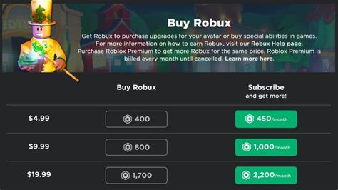 Robux Worth of 10 Dollars