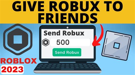 How To Give Robux To People On Roblox Youtube How To Give Robux To People On Roblox Youtube
