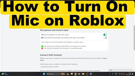 Turn On Mic In Roblox Turn On Mic In Roblox