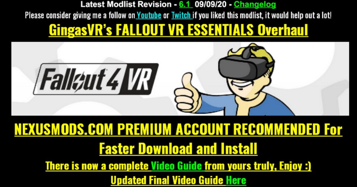 L Esperienza Fallout 4 Vr Definitiva Fallout Vr Essentials Overhaul L Esperienza Fallout 4 Vr Definitiva Fallout Vr Essentials Overhaul