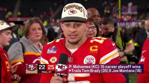 Mahomes Post Game Interview Highlights