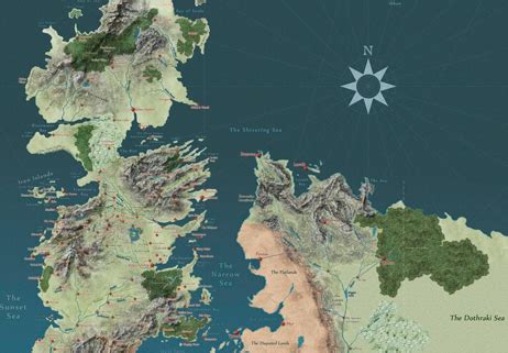 5 Mappa Game Thrones 5 Mappa Game Thrones