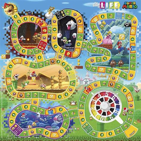 Mario Board Game Fun Mario Board Game Fun