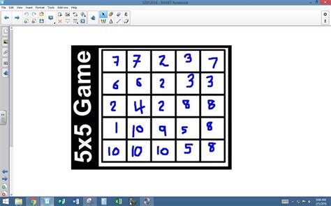 Math Love 5 X 5 Game Math Love 5 X 5 Game