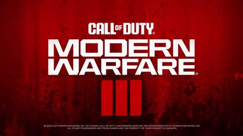 Modern Warfare 3 Release Date
