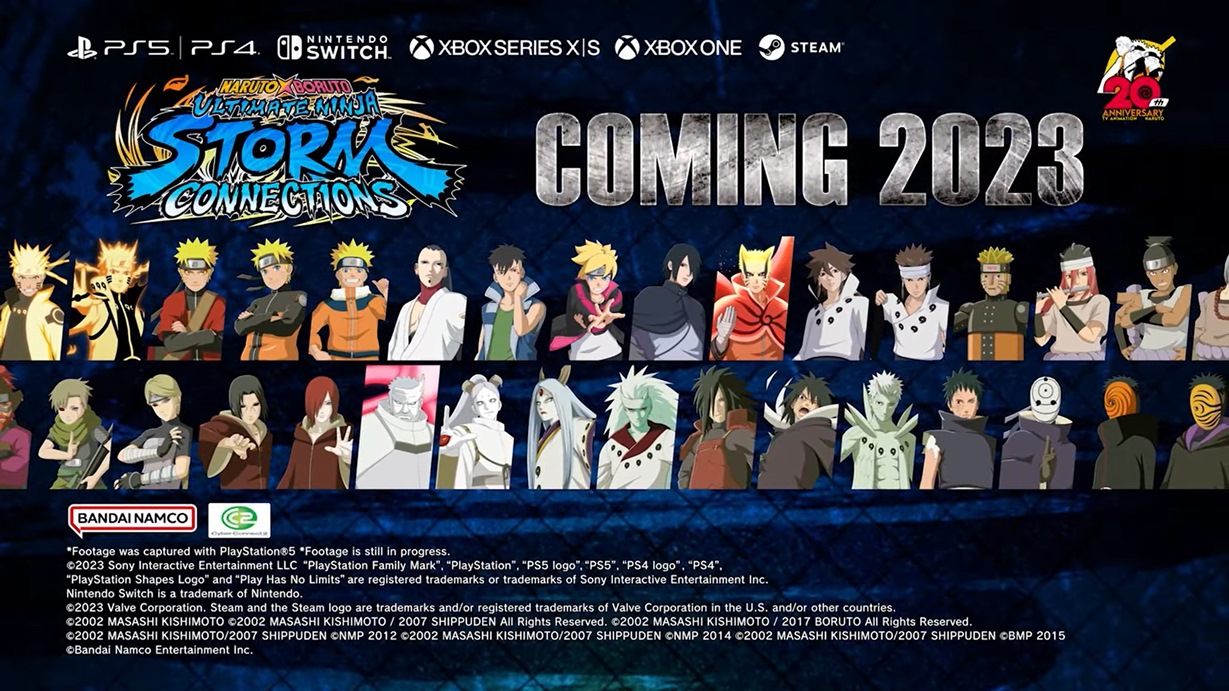 Naruto X Boruto Ultimate Ninja Storm Connections Characters Trailer