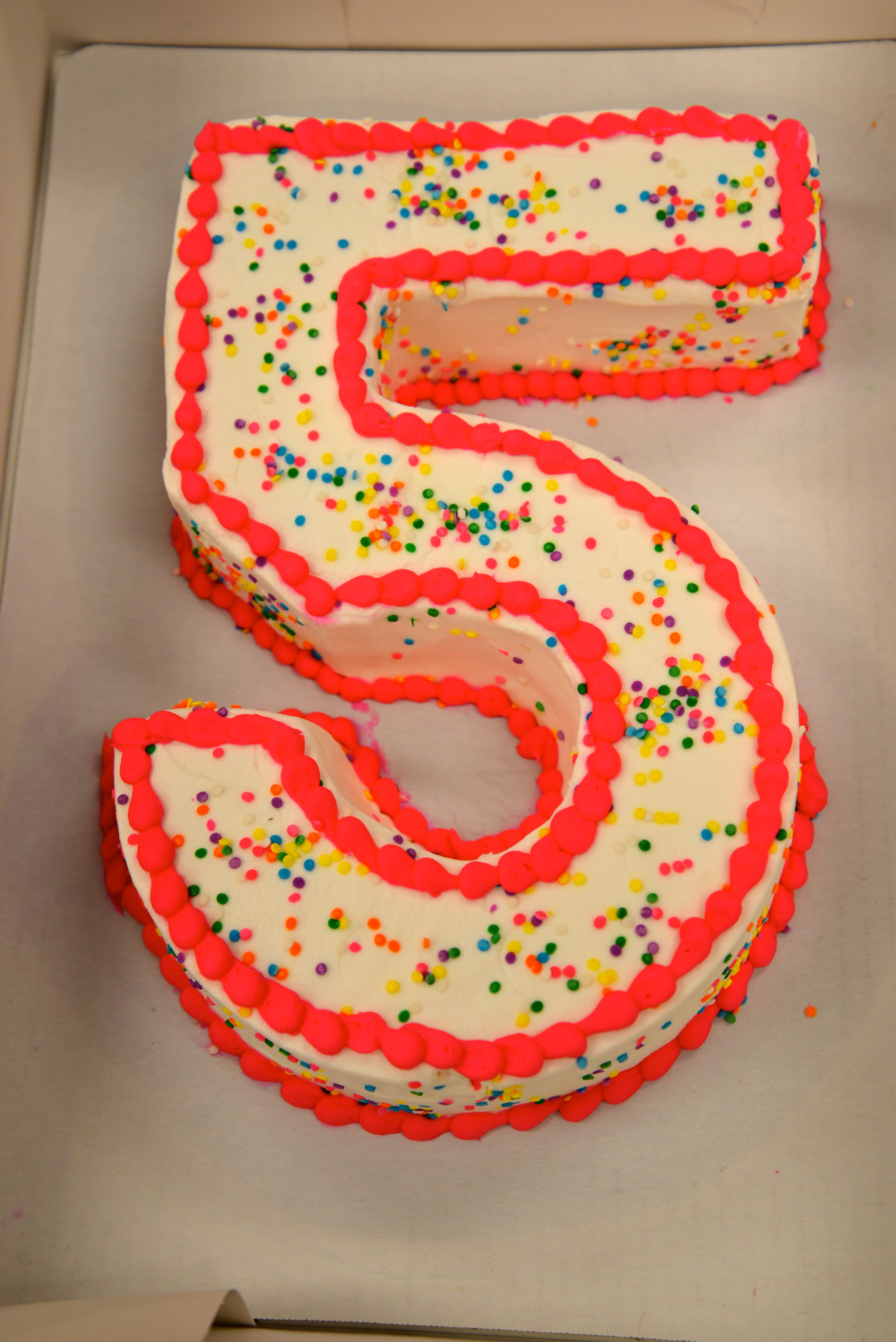 Number 5 Birthday Cake Number 5 Birthday Cake