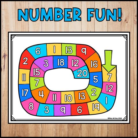 5 Ways Number Board Game