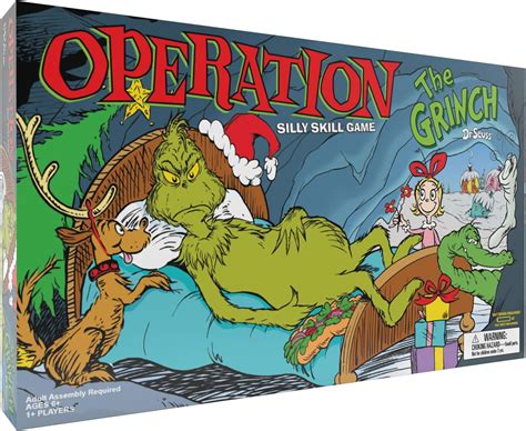 Operation The Grinch Board Game 3Dretro Operation The Grinch Board Game 3Dretro