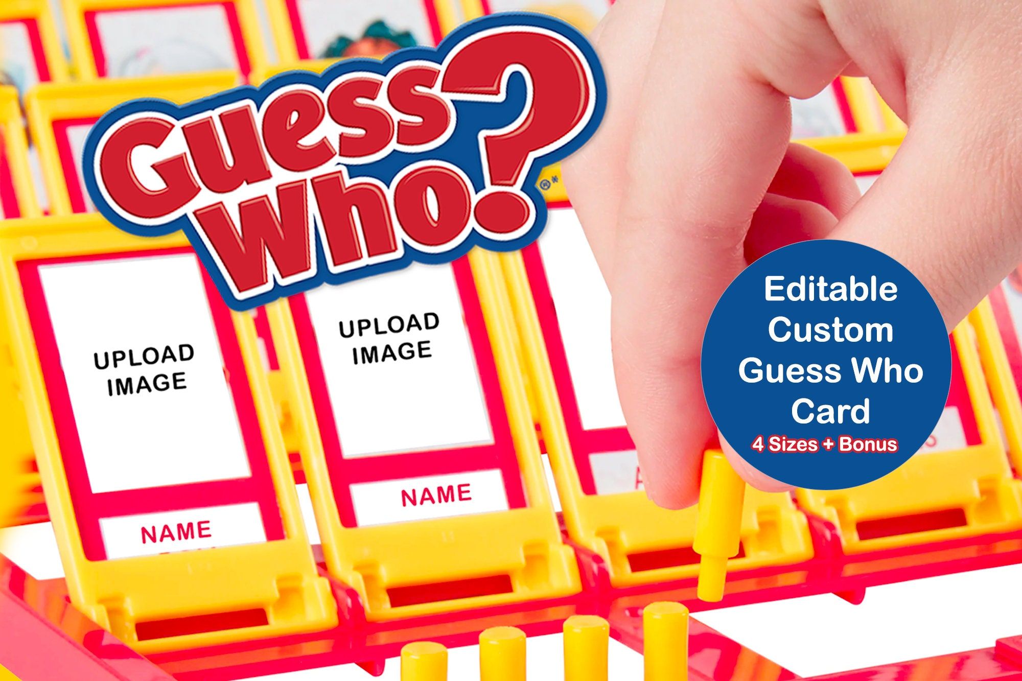 Personalized Custom Guess Who Board Game Etsy Personalized Custom Guess Who Board Game Etsy