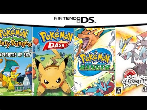 Pokemon Games For Ds Youtube Pokemon Games For Ds Youtube