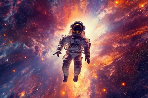 Premium Ai Image Astronaut In Deep Space Exploring Other Worlds Premium Ai Image Astronaut In Deep Space Exploring Other Worlds