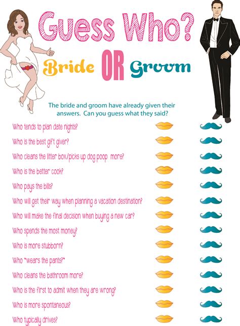 5 Bridal Games