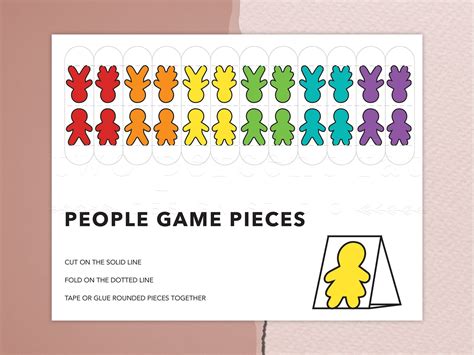 Printable Game Pieces Board Game Pieces Template Board Game Etsy Printable Game Pieces Board Game Pieces Template Board Game Etsy