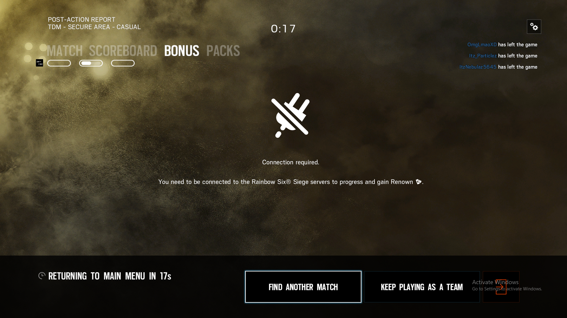 Rainbow Six Siege Server Status