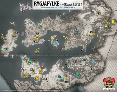 Rygjafylke Map Assassin S Creed Valhalla Walkthrough Rygjafylke Map Assassin S Creed Valhalla Walkthrough
