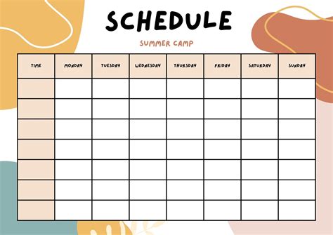 Create Your Schedule Today