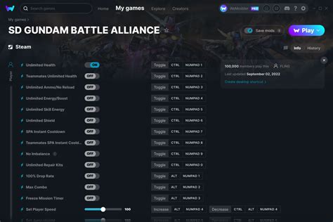 Sd Gundam Battle Alliance Cheats Trainers For Pc Wemod Sd Gundam Battle Alliance Cheats Trainers For Pc Wemod